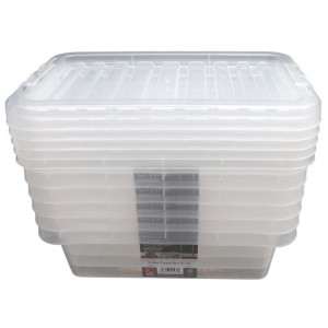 Wham Crystal Plastic Storage Box & Lid Size 01 (4 Litre)